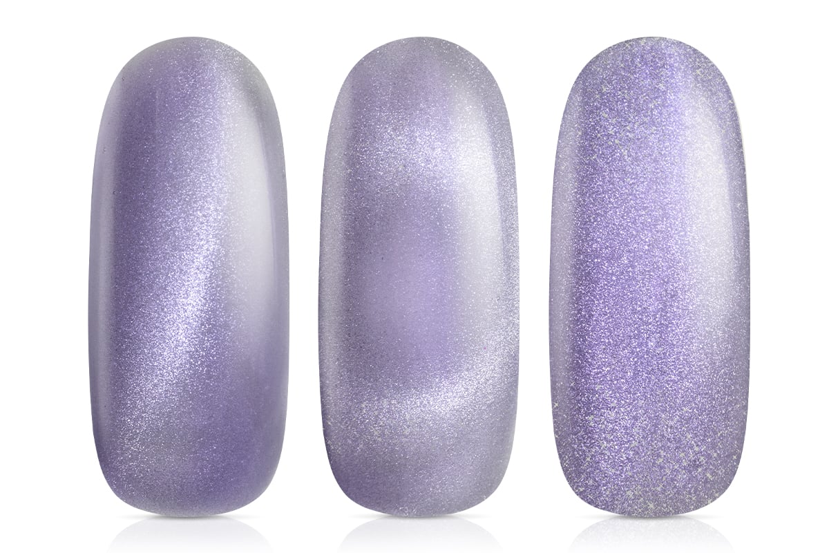 Jolifin LAVENI Shellac - Cat-Eye satin purple 10ml