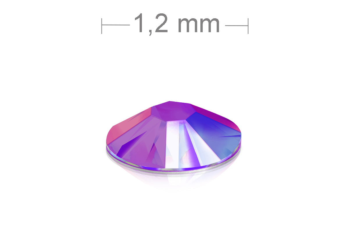 Jolifin LAVENI Strasssteine 150 Stück - purple 1,2mm