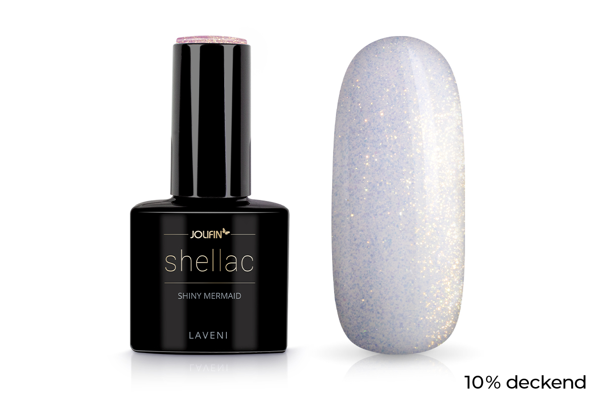 Jolifin LAVENI Shellac - shiny mermaid 10ml