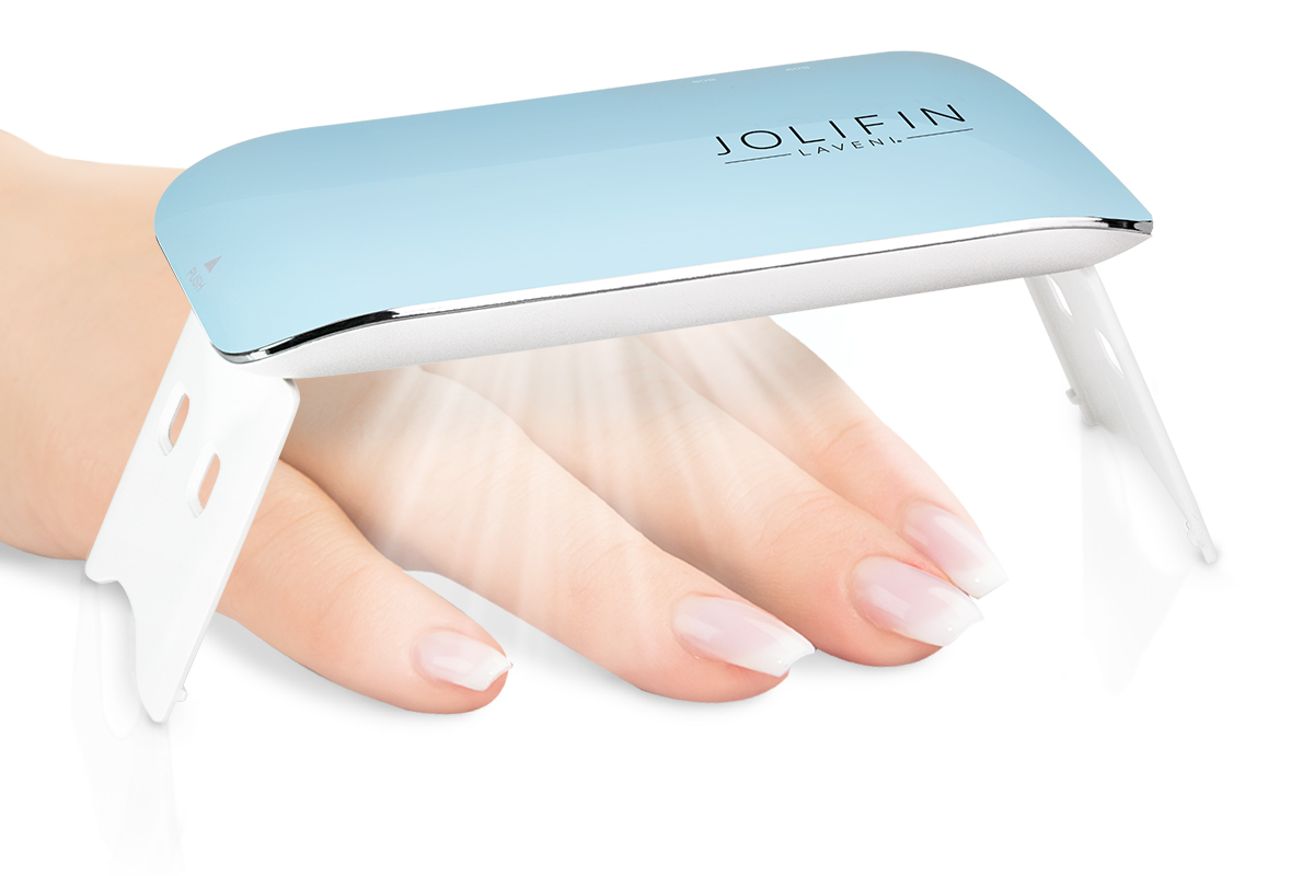 Jolifin LAVENI Dual UVA/LED light curing device - mini pearly ice blue