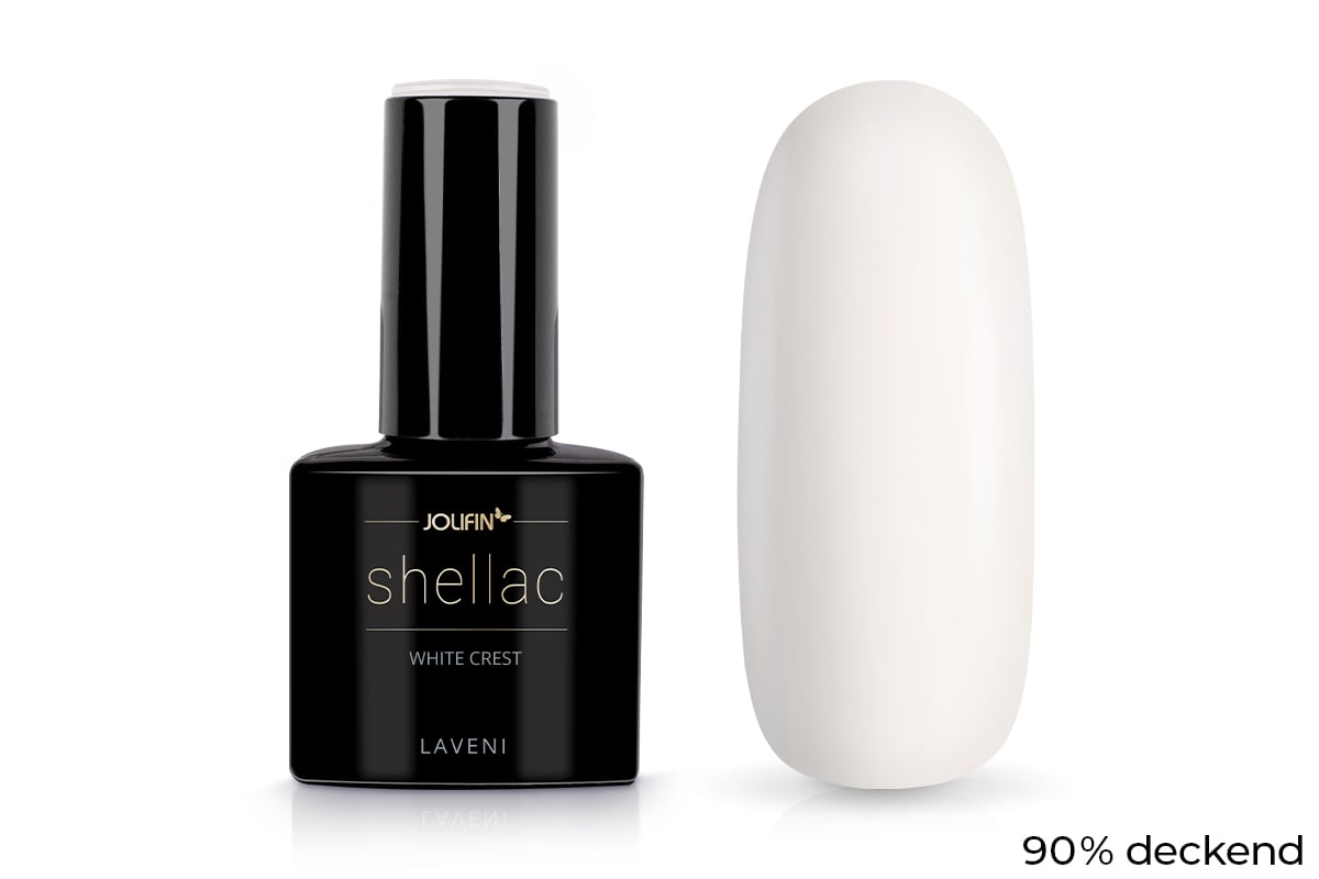 Jolifin LAVENI Shellac - white crest 10ml