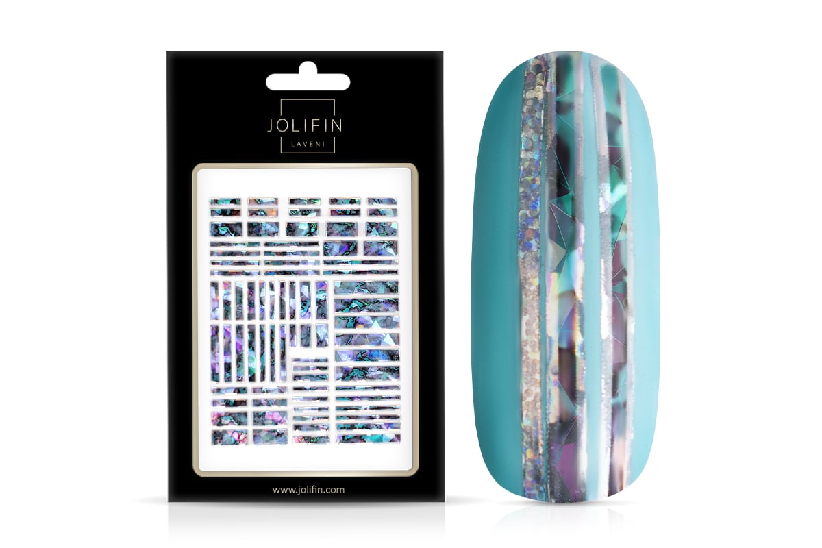 Jolifin LAVENI XL Sticker - Hologram Marble No. 2