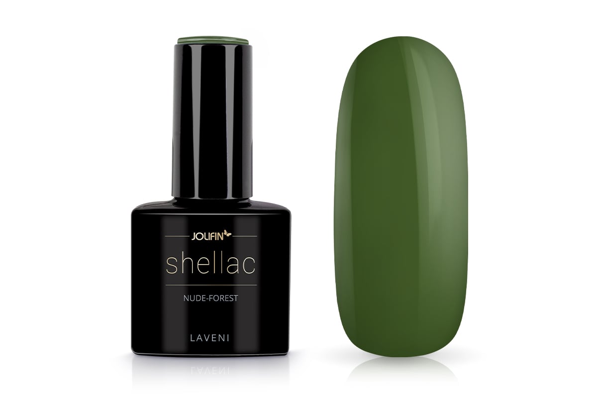 Jolifin LAVENI Shellac - nude-forest 10ml