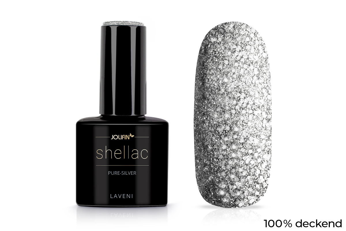 Jolifin LAVENI Shellac - pure-silver 10ml