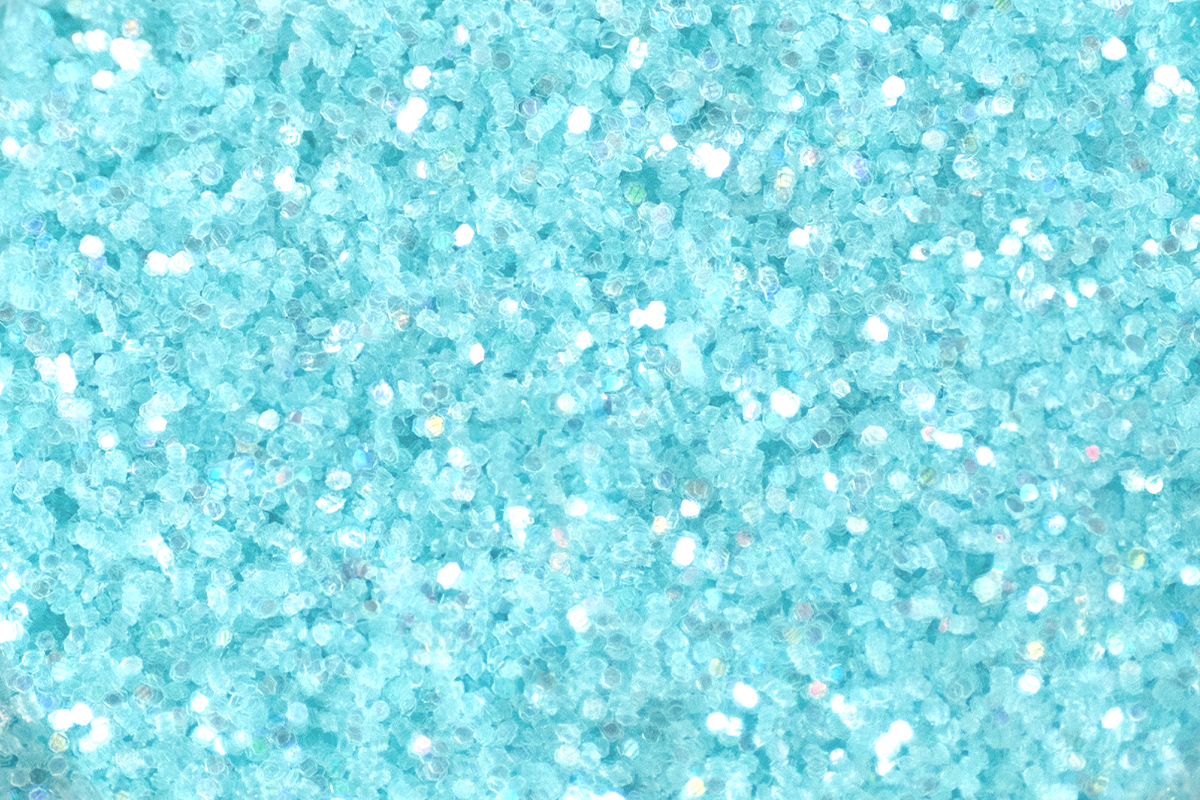 Jolifin Organic Glitter Powder - babyblue