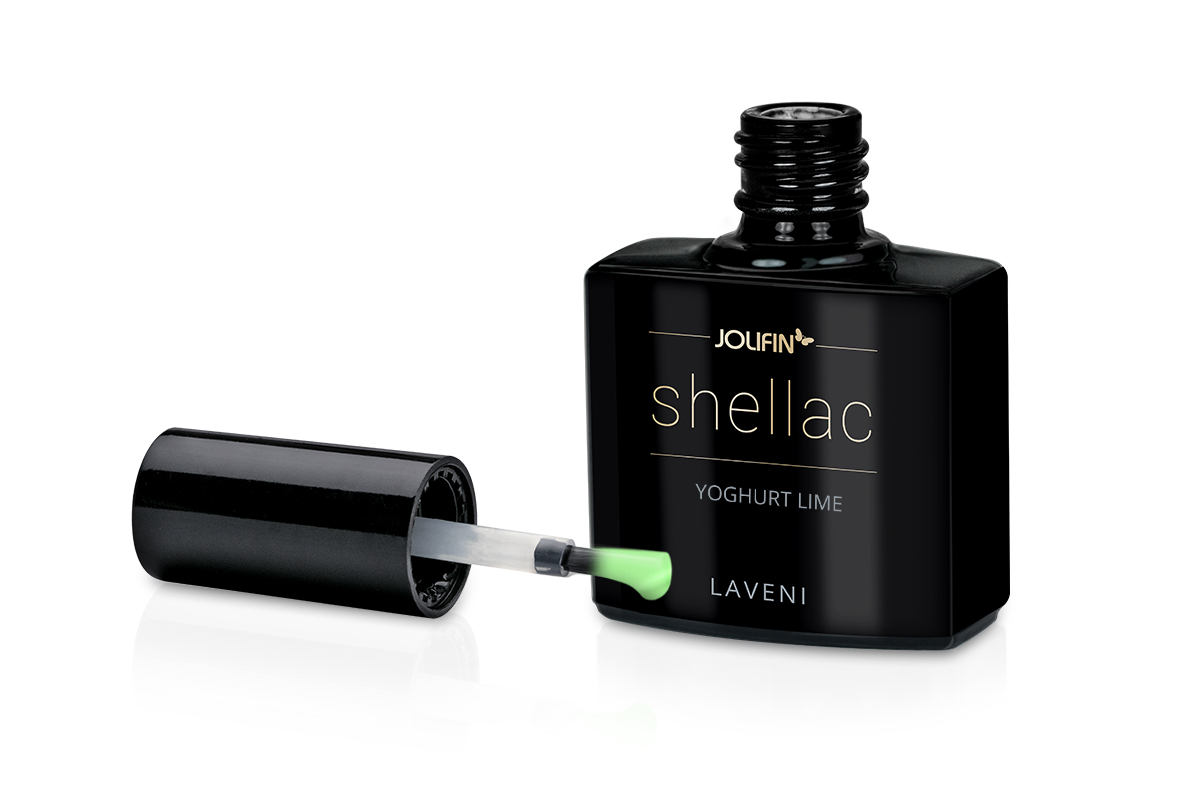 Jolifin LAVENI Shellac - yoghurt lime 10ml