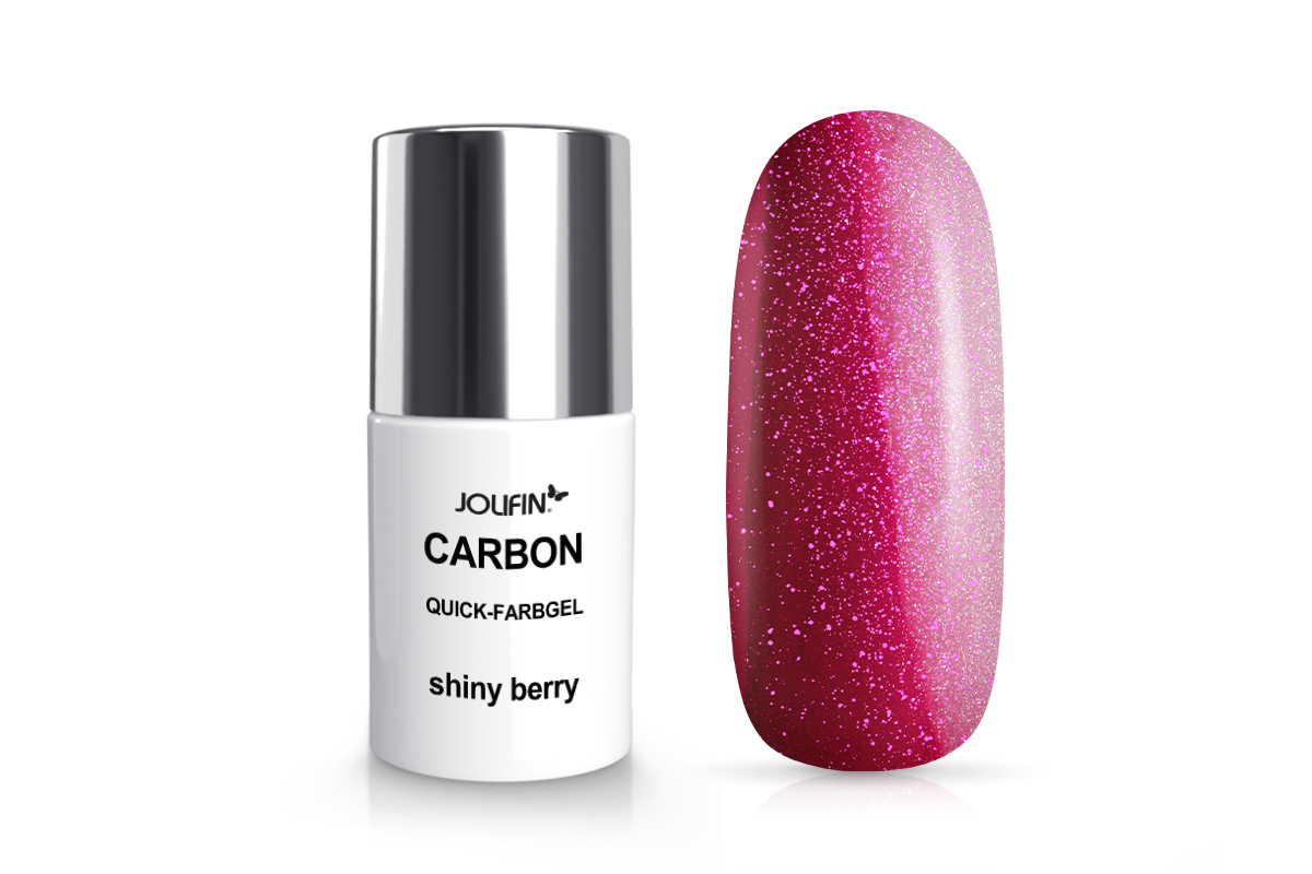 Jolifin Carbon Quick-Farbgel - shiny berry 11ml