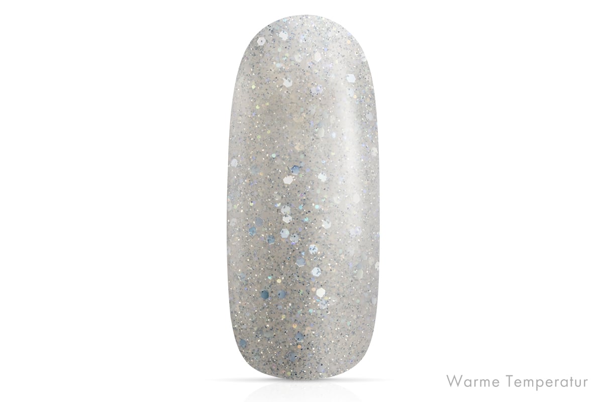 Jolfin LAVENI Shellac - Thermo black-grey Glitter 10ml