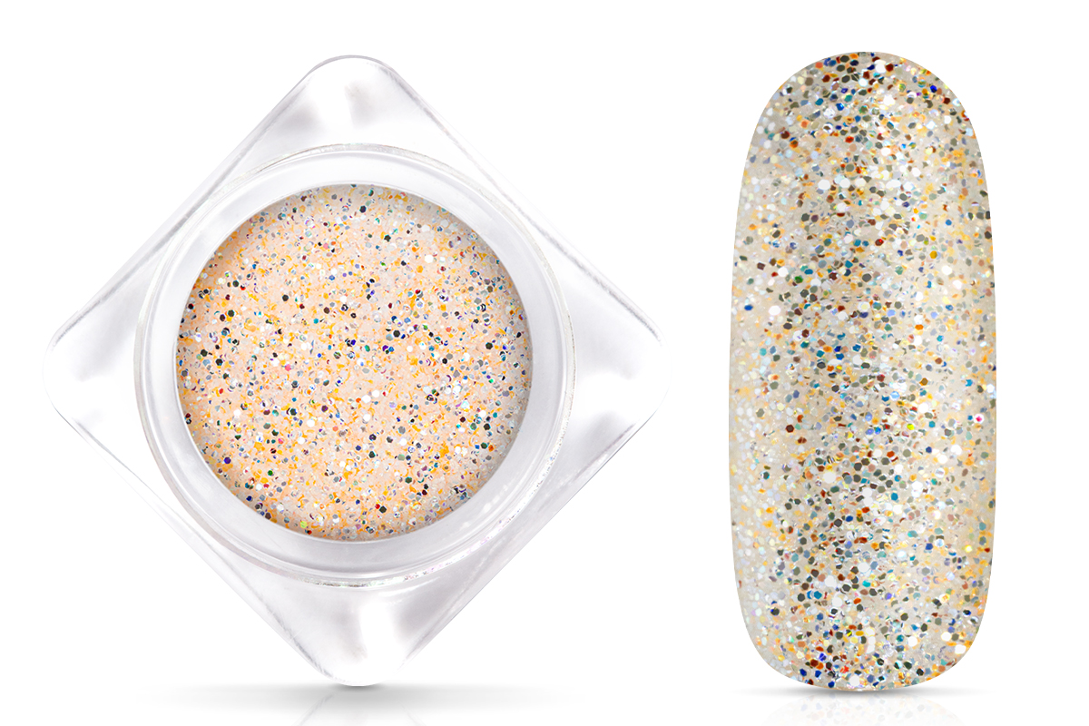 Jolifin Glitterpowder - sparkle pastel-peach