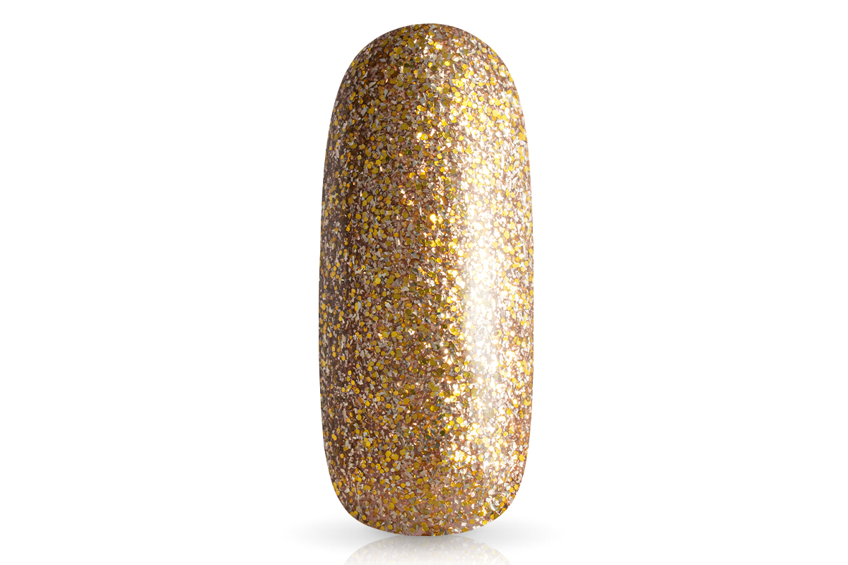 Jolifin LAVENI Shellac - sparkling gold 10ml