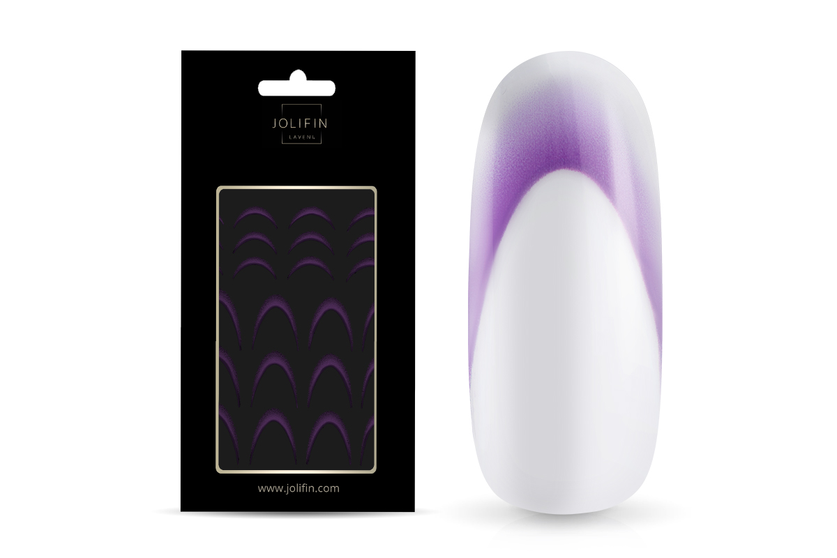 Jolifin LAVENI XL Sticker - Ombre French purple