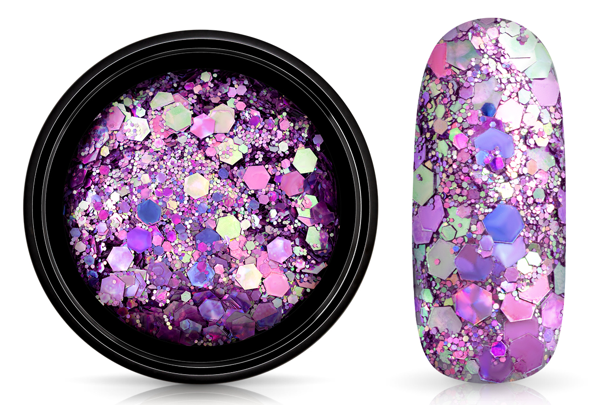 Jolifin LAVENI Chameleon Glittermix - pastel purple