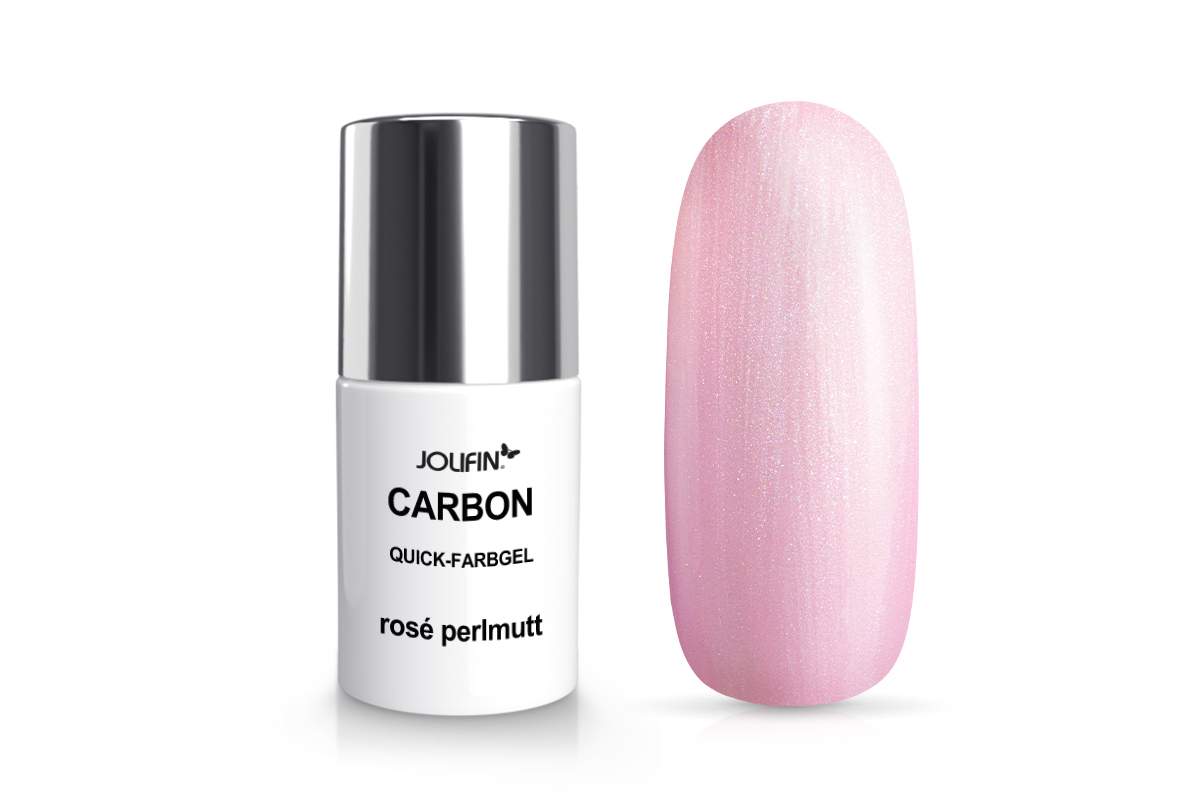 Jolifin Carbon Quick-Farbgel - rosé perlmutt 11ml