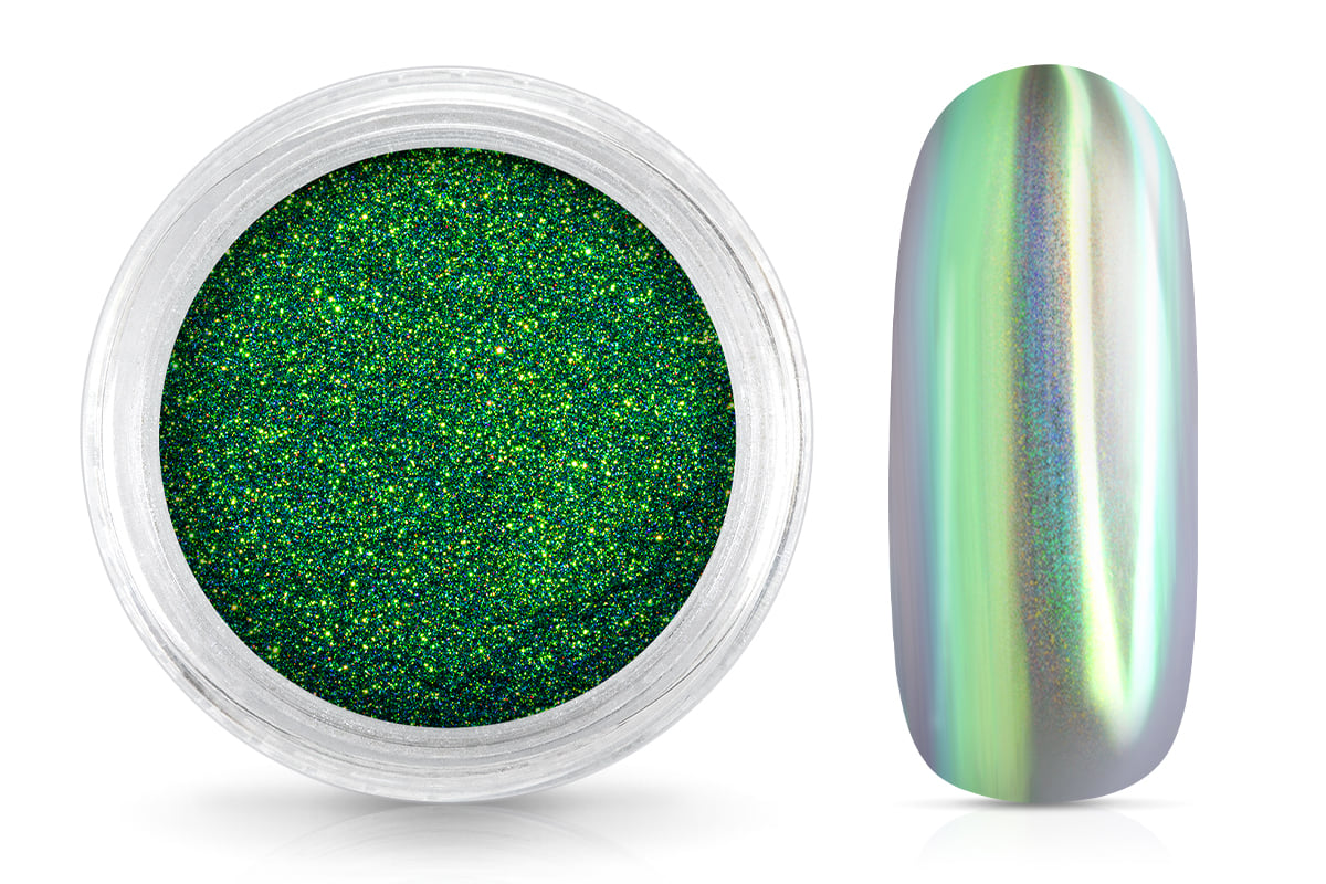 Jolifin Mirror-Chrome Pigment - FlipFlop Hologram emerald