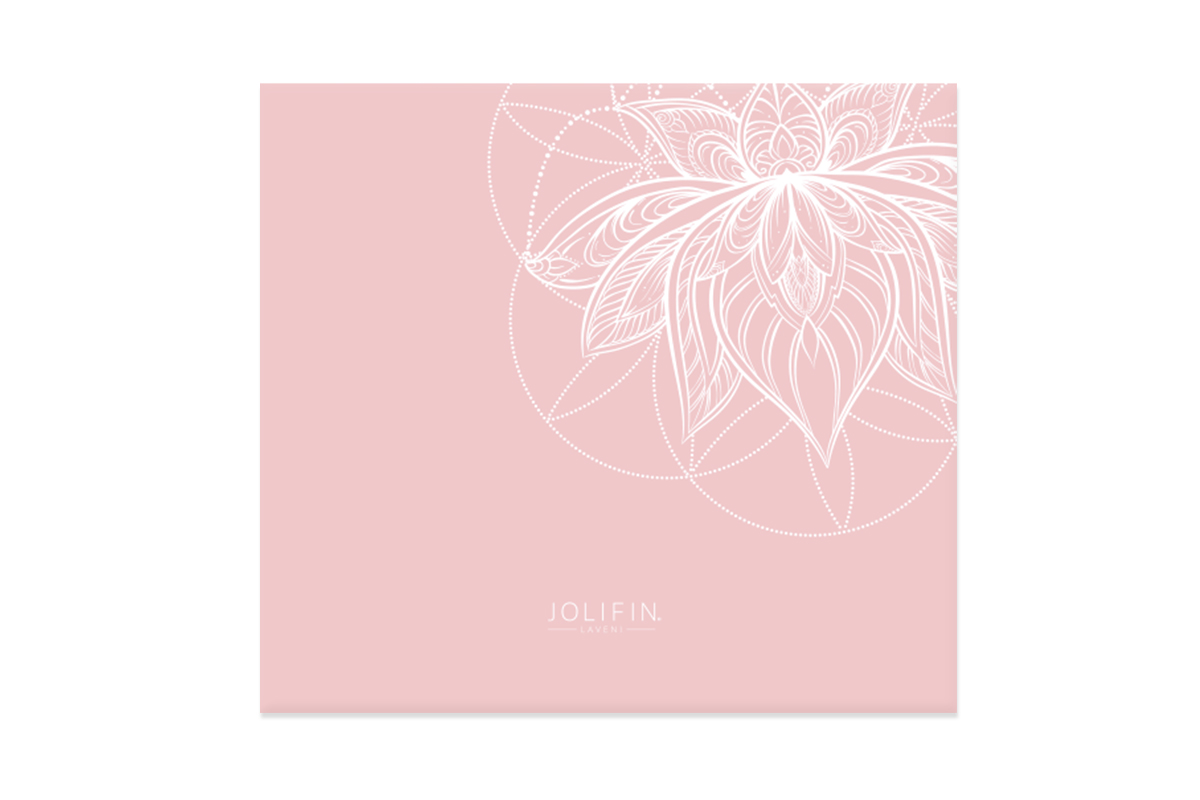 Jolifin LAVENI Silikonmatte für Lichthärtungsgeräte - rosé Mandala