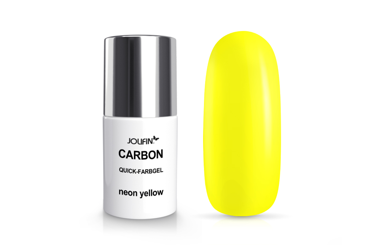 Jolifin Carbon Quick colour gel - neon yellow 11ml