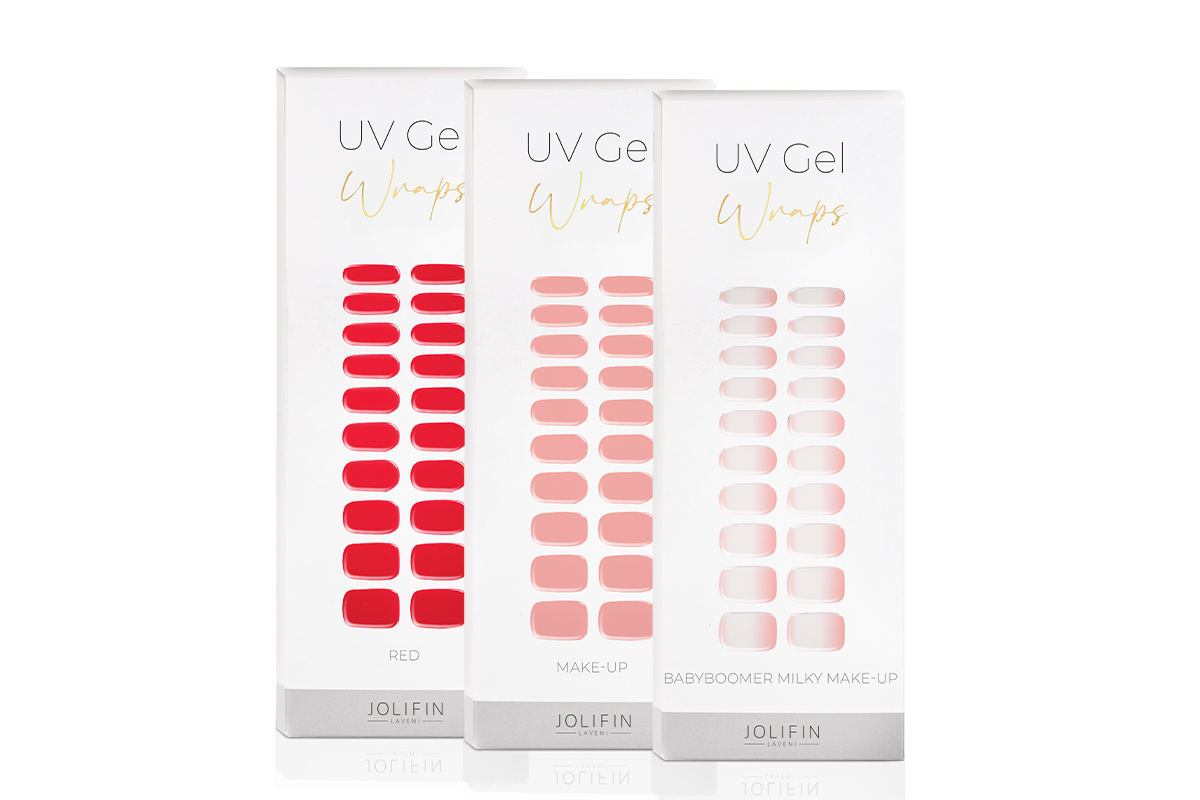 Jolifin LAVENI UV Gel-Wraps Starter-Set - M 