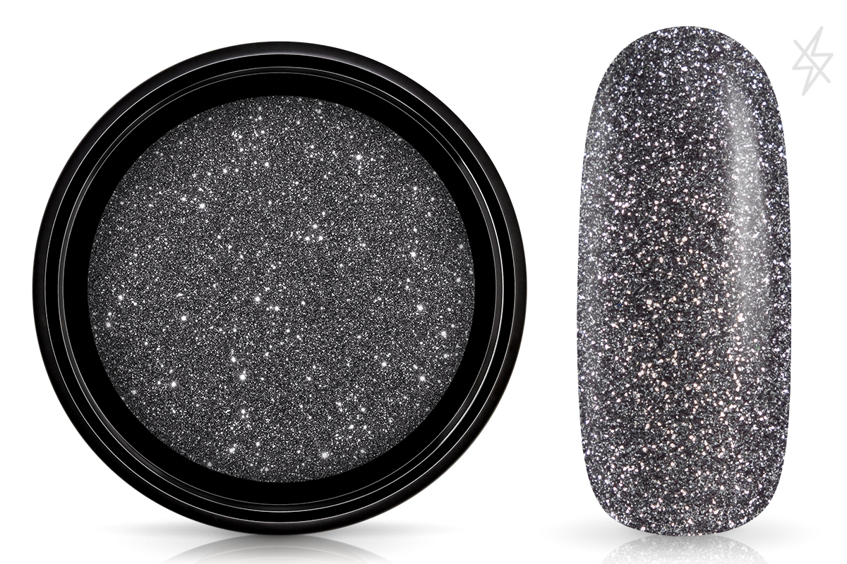 Jolifin LAVENI FlashOn Glitterpuder - anthrazit