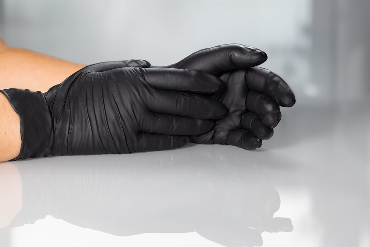 Jolifin Nitrile Gloves Black Size L