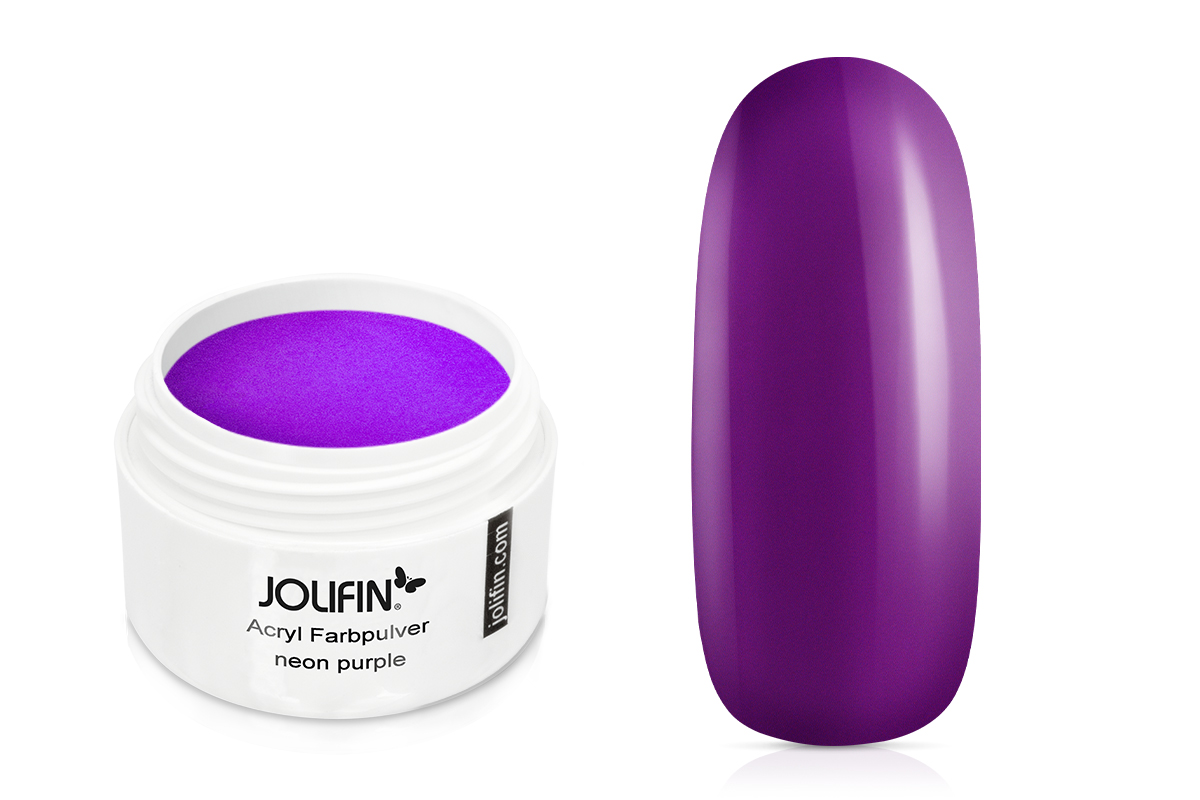 Jolifin Acryl Farbpulver - neon purple 5g