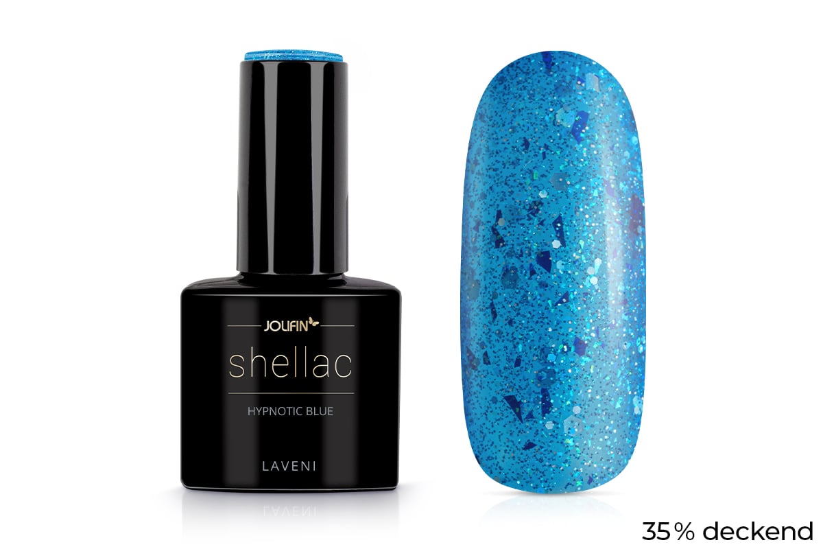 Jolfin LAVENI Shellac - hypnotic blue 10ml