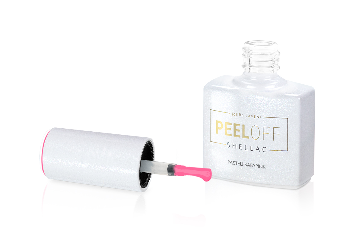 Jolifin LAVENI Shellac PeelOff - pastel baby pink 10ml