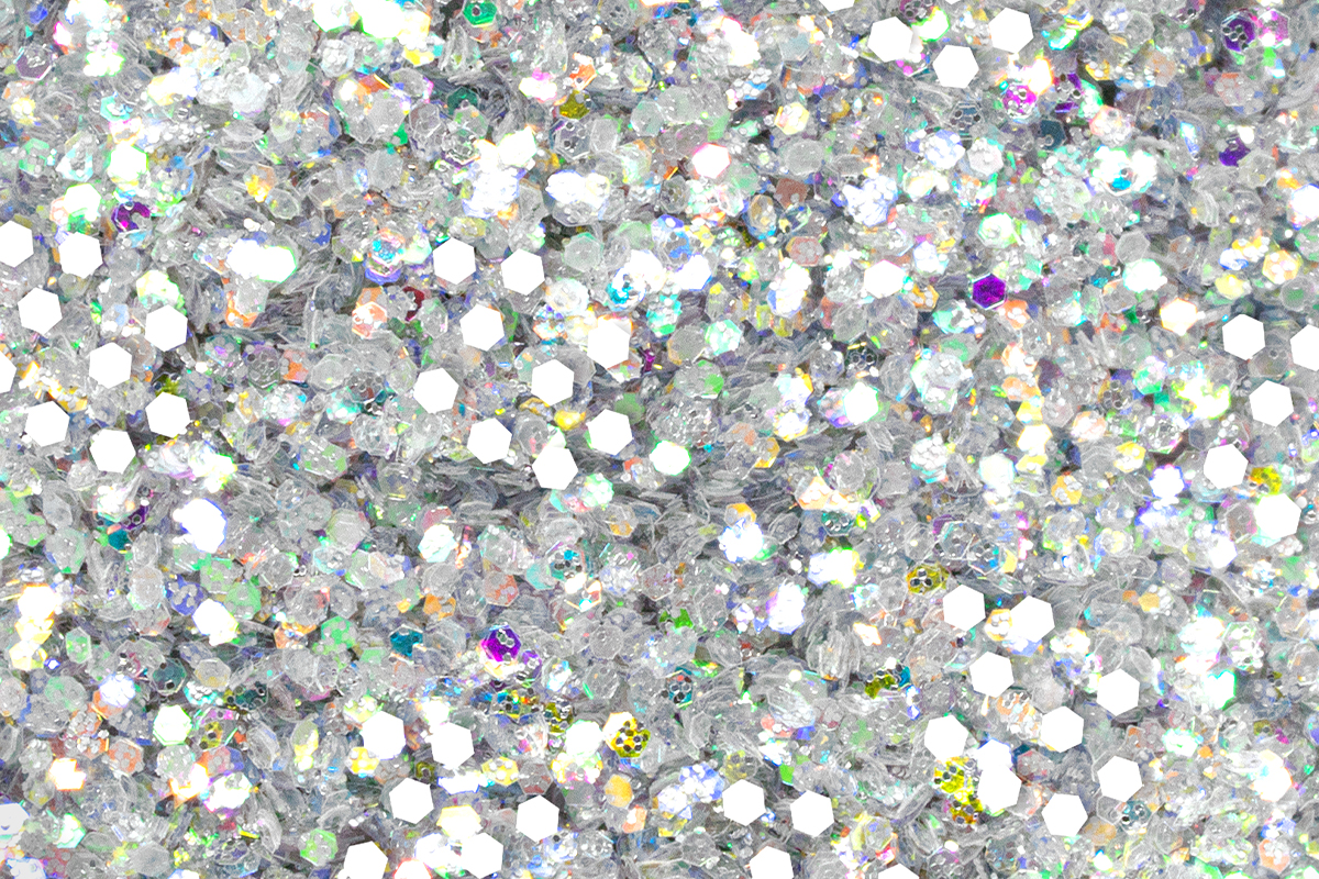 Jolifin Glitterpowder - fairy silver