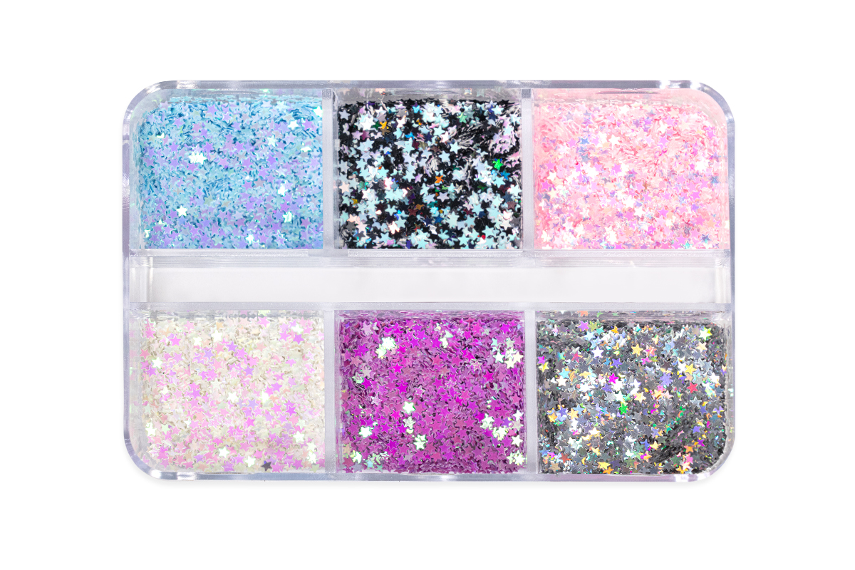 Jolifin Glitter Einleger Display - micro stars