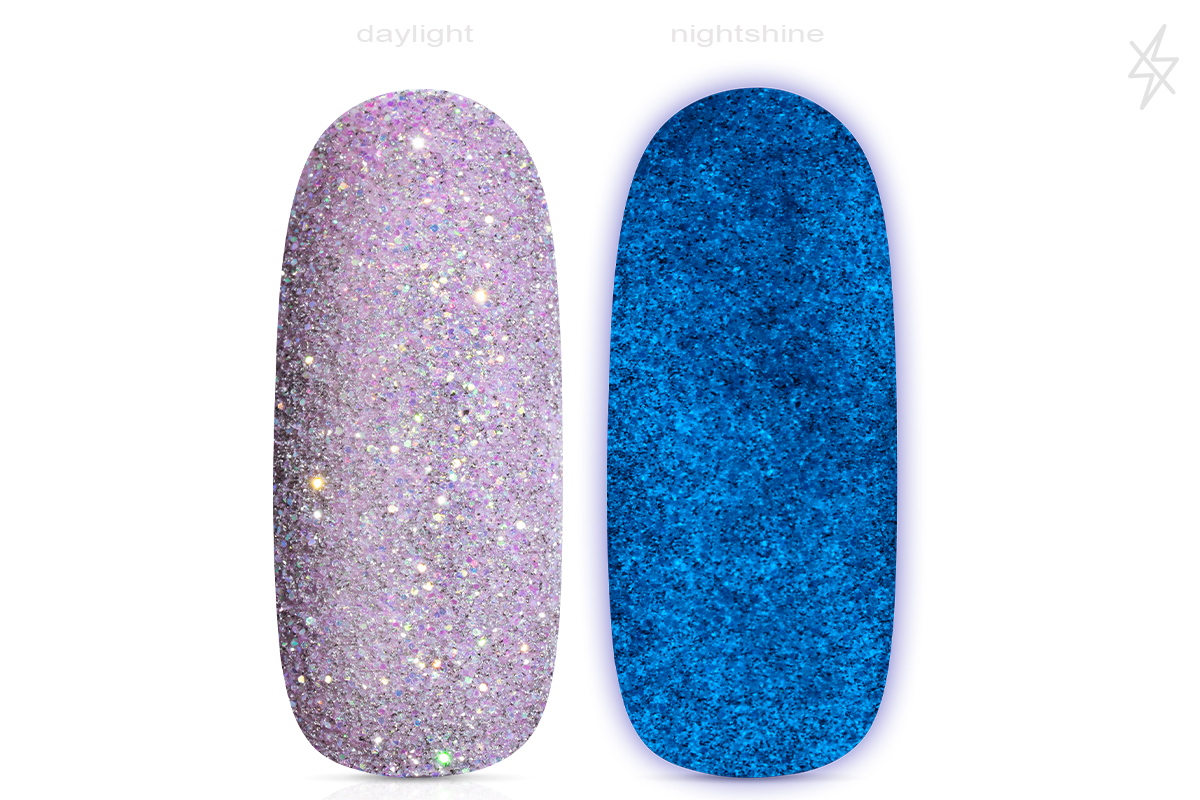 Jolifin LAVENI FlashOn Nightshine Glitter - purple