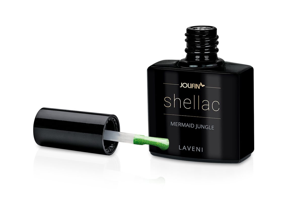 Jolifin LAVENI Shellac - mermaid jungle 10ml