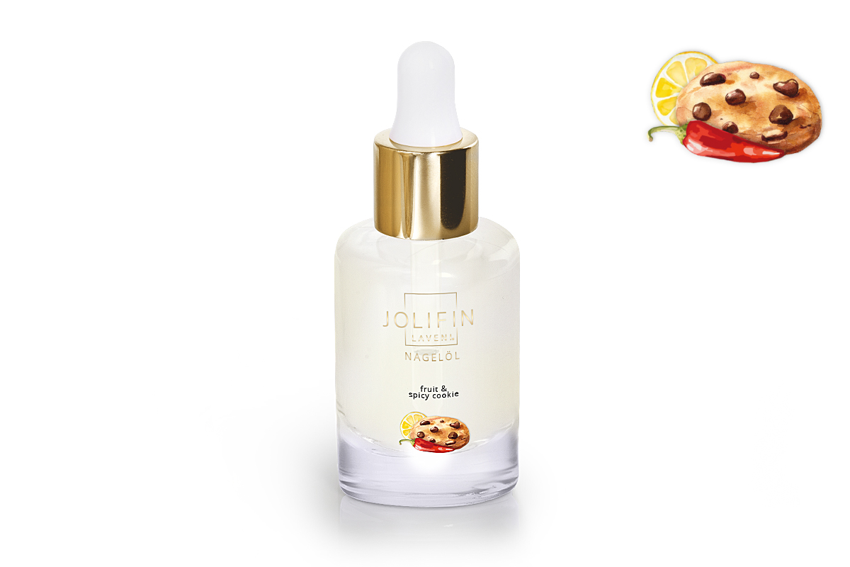 Jolifin LAVENI Nail Oil - Fruity & Spicy Cookie 10ml