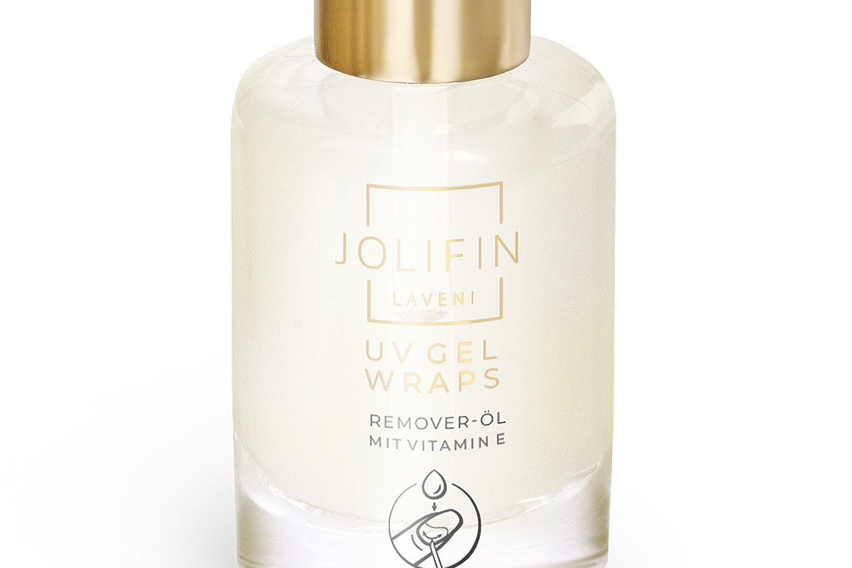 Jolifin LAVENI UV Gel-Wraps - Remover-Öl mit Vitamin E 10ml