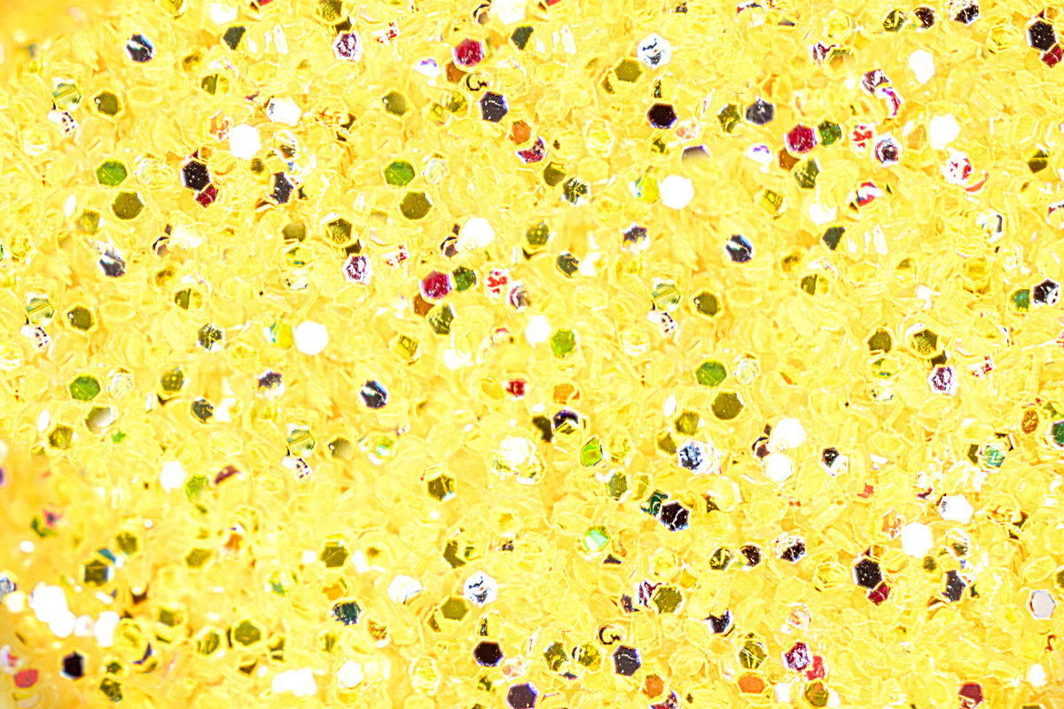 Jolifin Happy Glitter - yellow