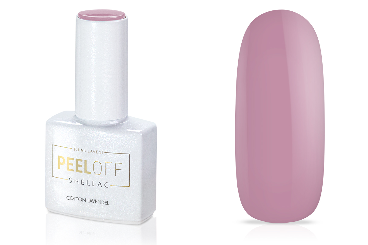 Jolifin LAVENI Shellac PeelOff - cotton lavender 10ml