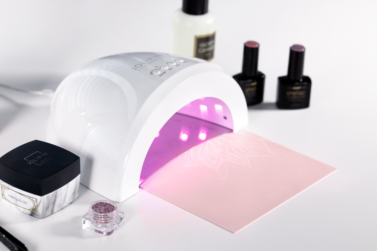 Jolifin LAVENI silicone mat for light curing units - rosé Mandala