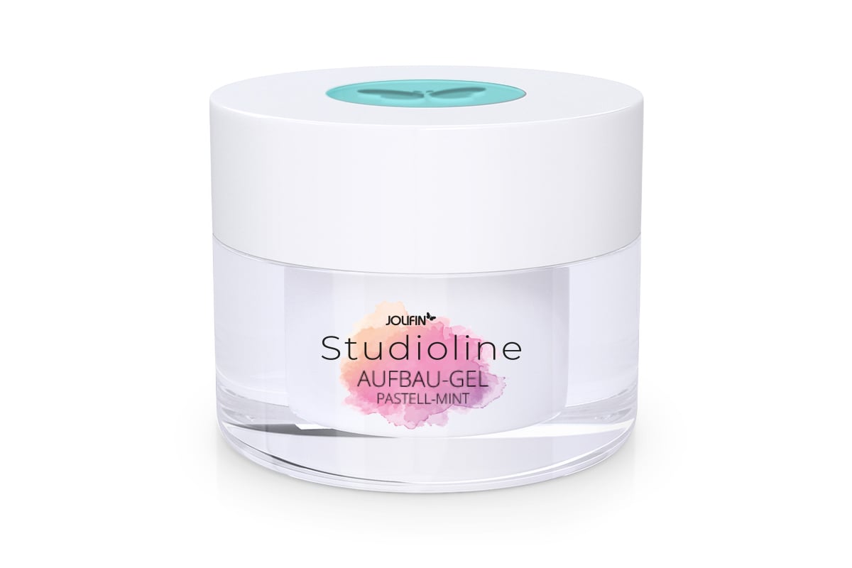 Jolifin Studioline build-up gel - pastel mint 15ml