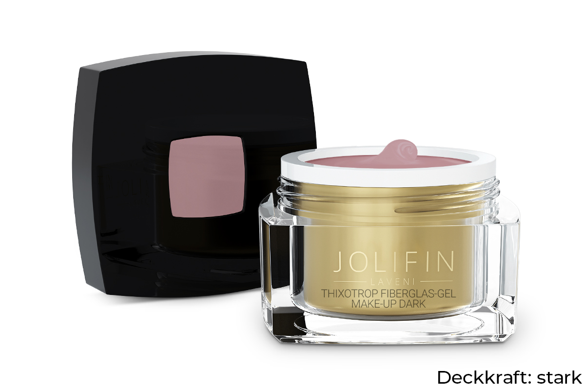 Jolifin LAVENI - Thixotrop Fiberglas-Gel make-up dark 30ml  