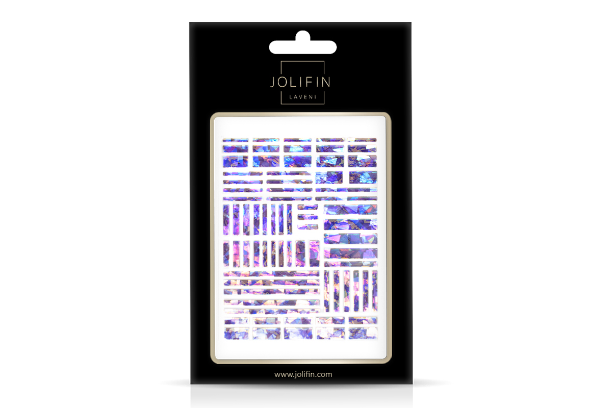 Jolifin LAVENI XL Sticker - Hologram Marble No. 4