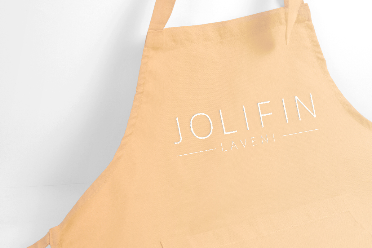 Jolifin LAVENI Arbeitsschürze - beige