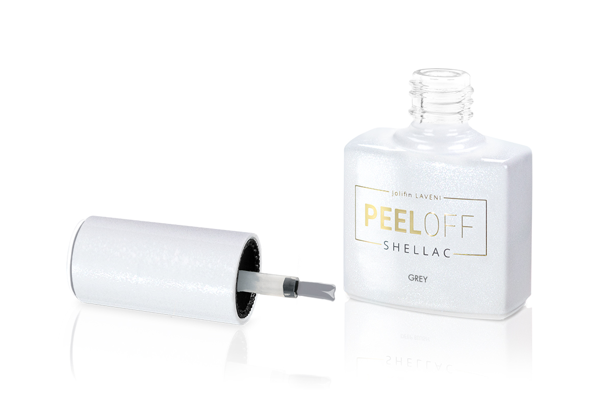 Jolifin LAVENI Shellac PeelOff - grey 10ml