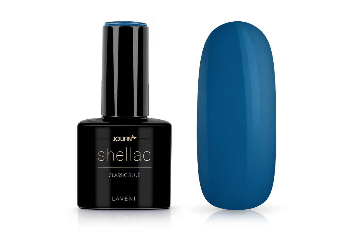 Jolifin LAVENI Shellac - classic blue 10ml