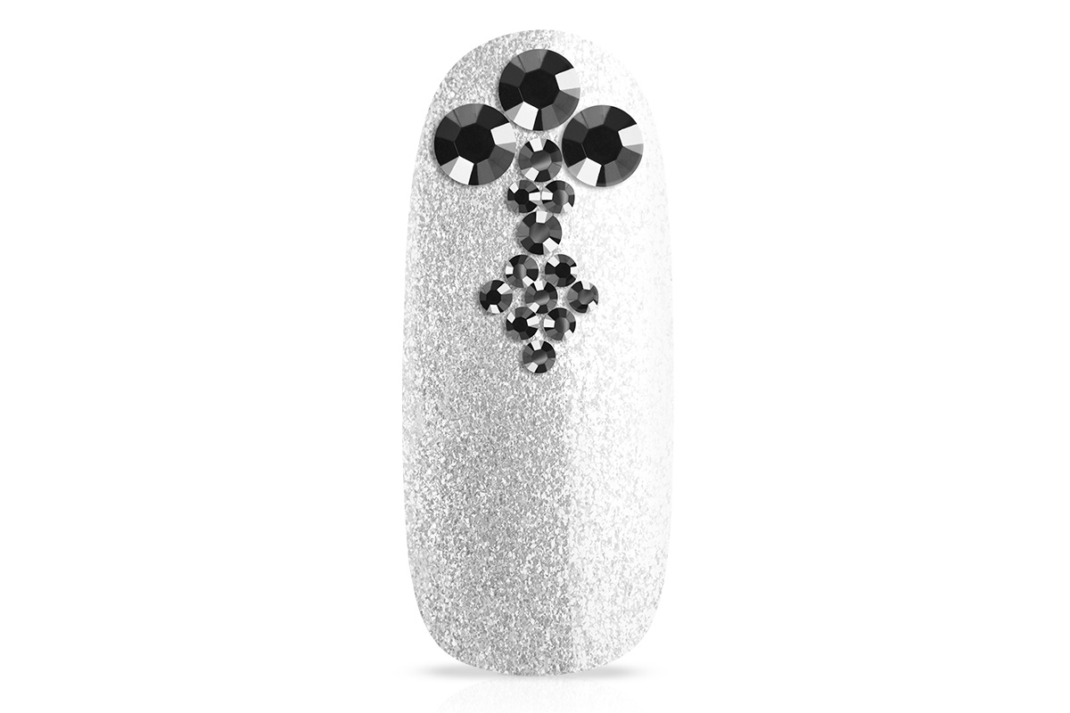 Jolifin LAVENI XL Strass-Display - grey chrome