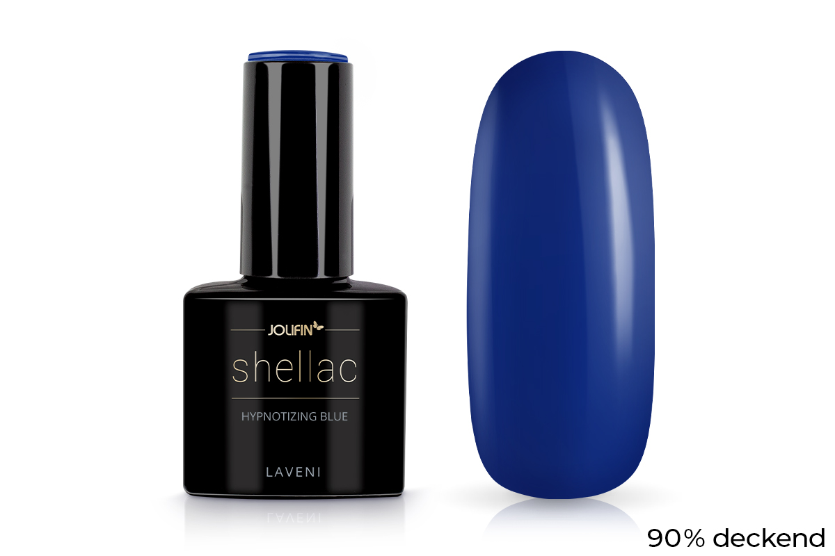 Jolifin LAVENI Shellac - hypnotising blue 10ml