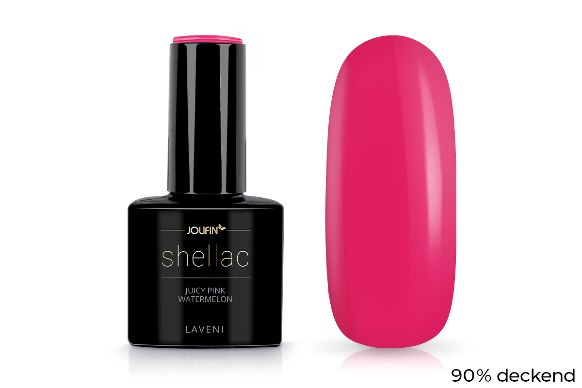 Jolifin LAVENI Shellac - juicy pink watermelon 10ml