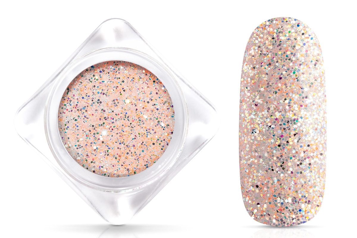 Jolifin Glitterpowder - pastel-apricot