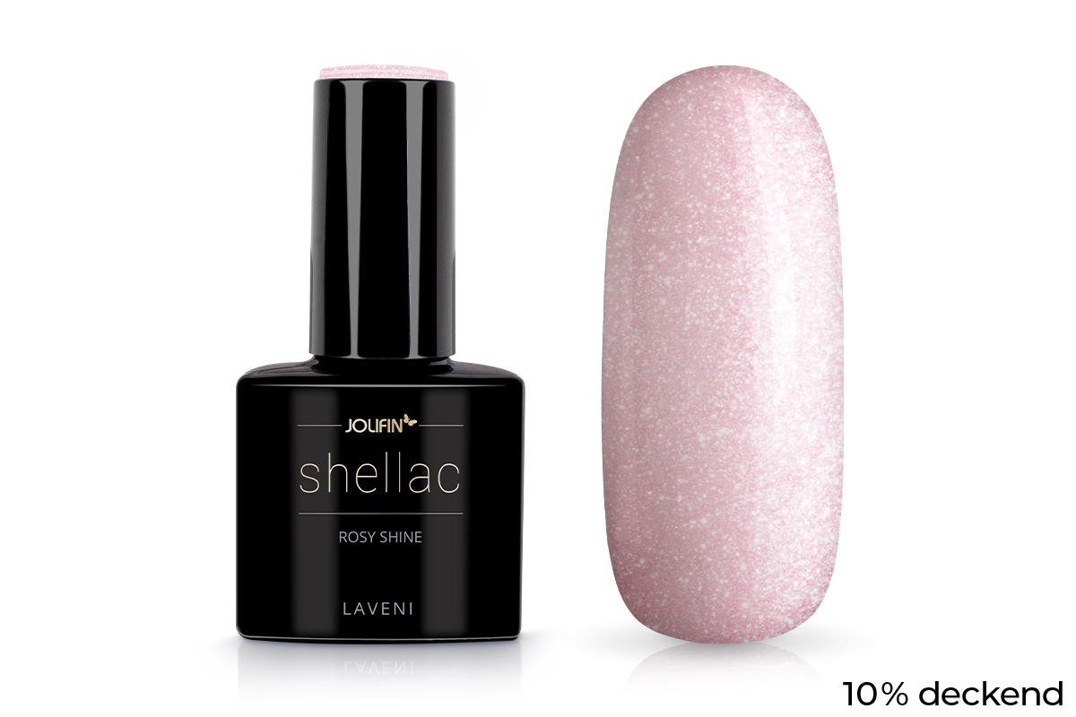 Jolifin LAVENI Shellac - rosy shine 10ml 