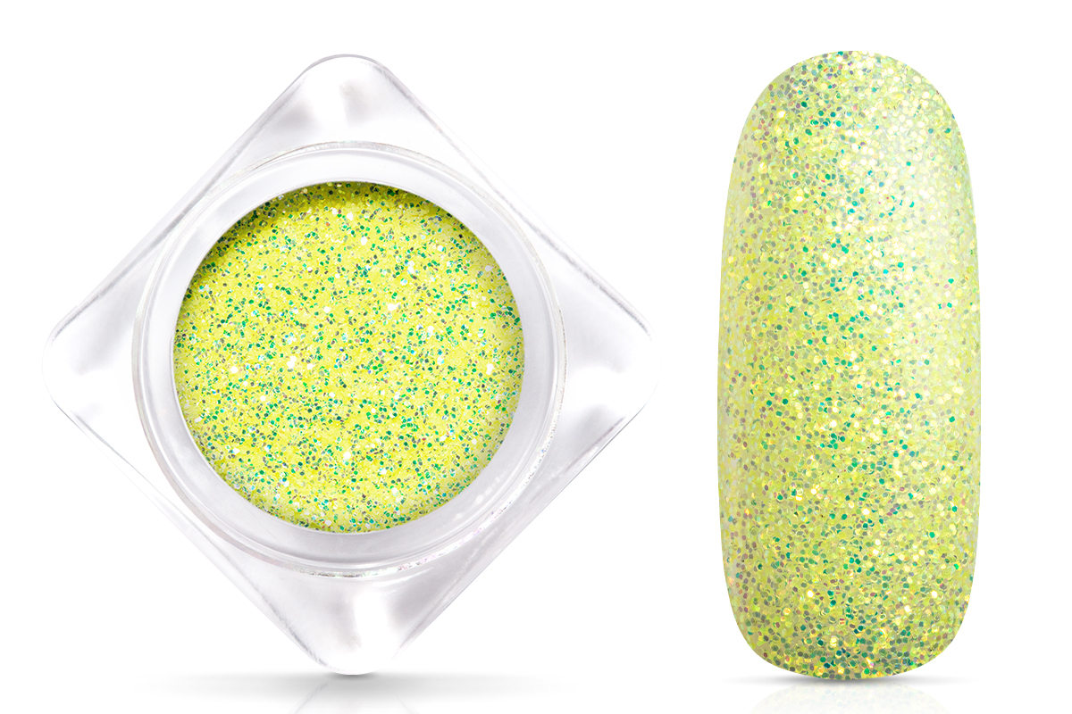 Jolifin Glitterpowder - sugar yellow