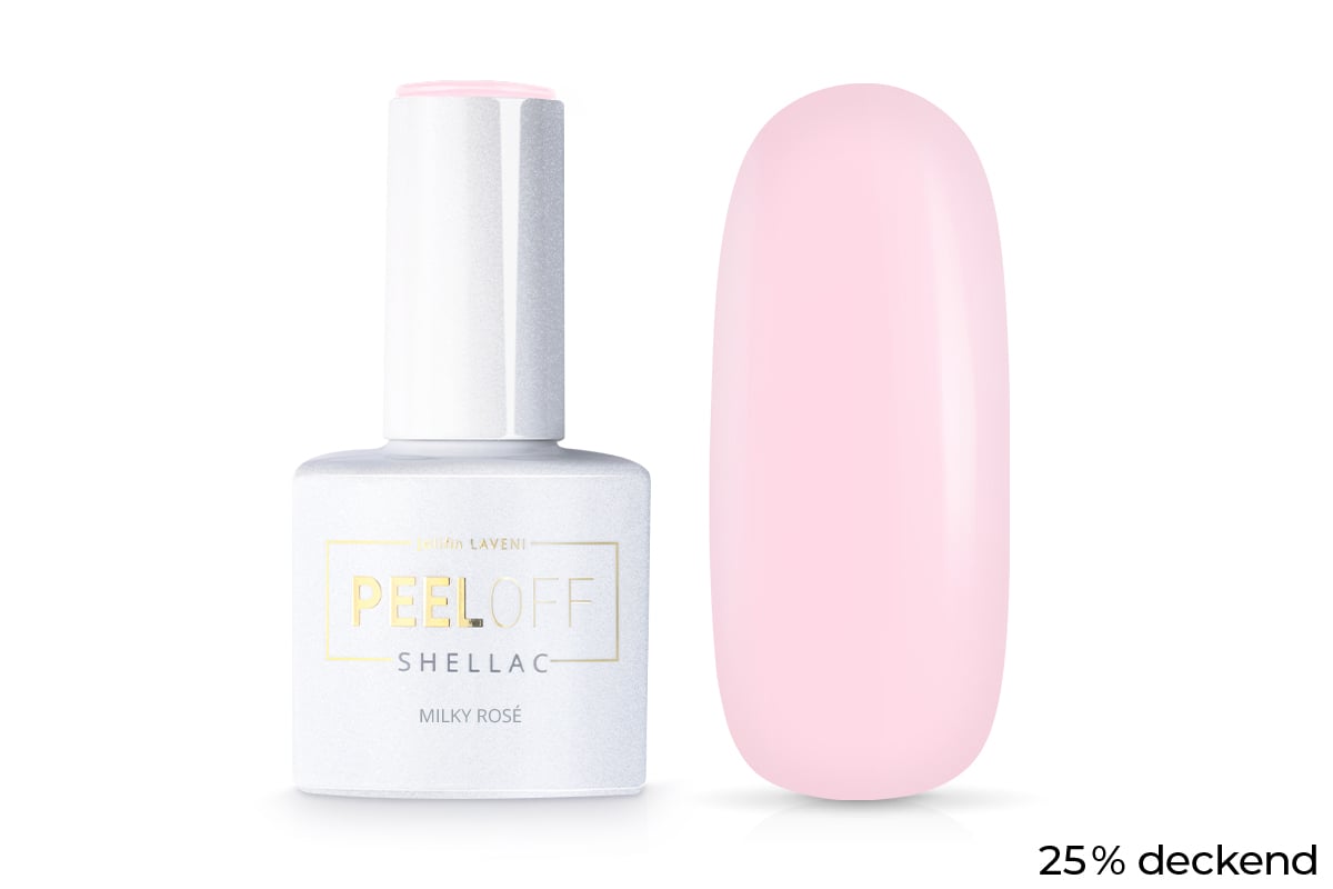 Jolifin LAVENI Shellac PeelOff - milky rosé 10ml