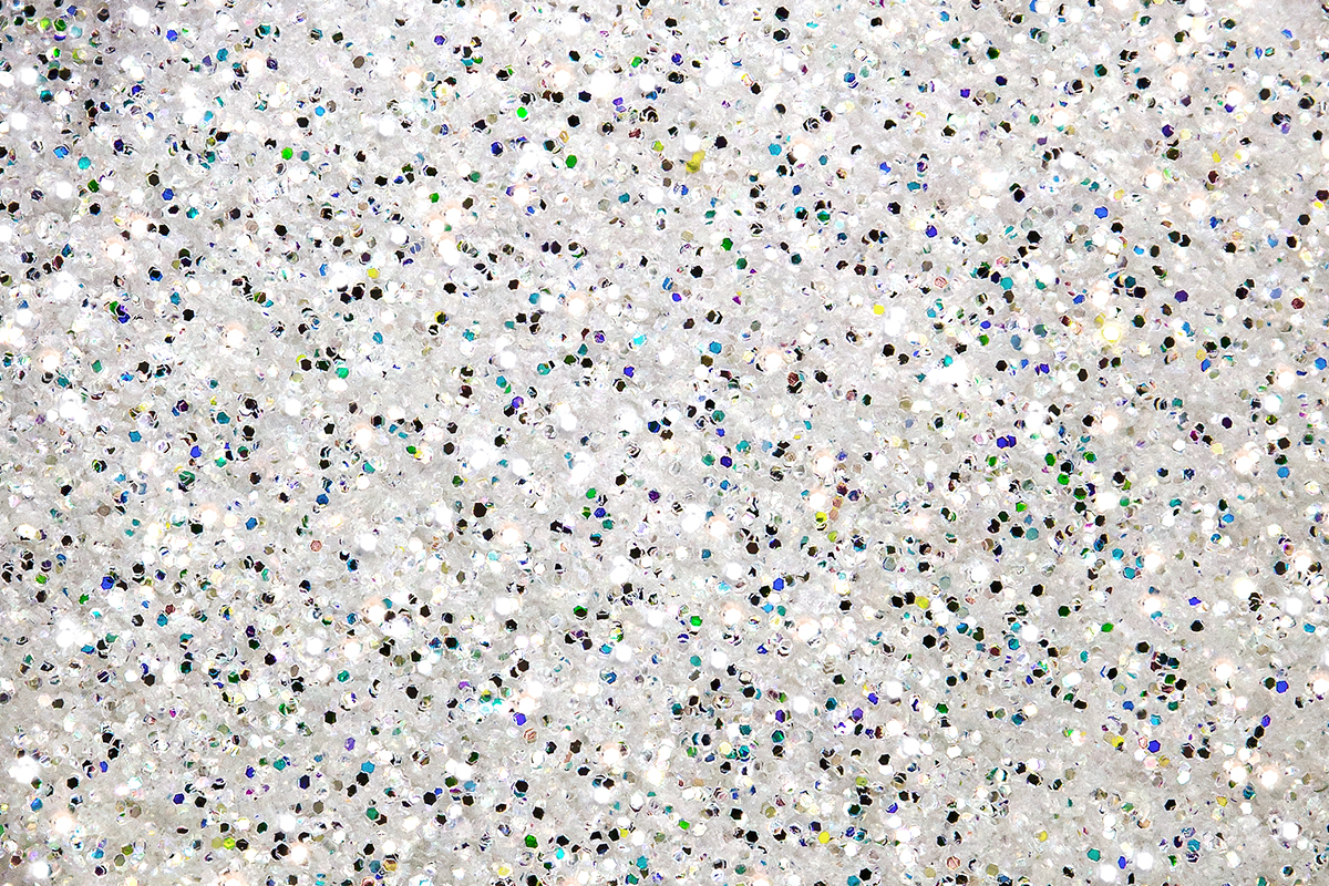 Jolifin LAVENI Pastell Dream Glitter - white