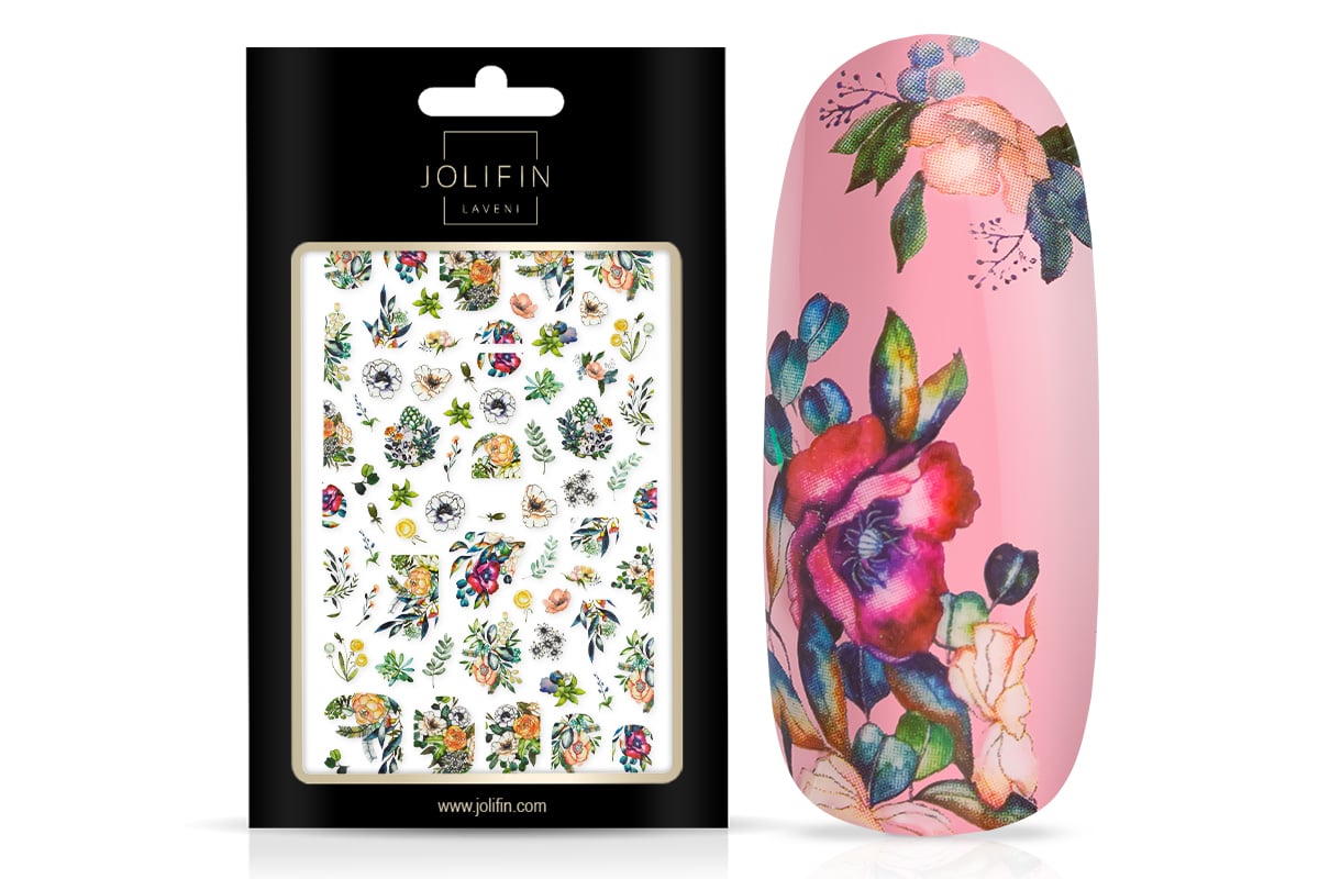 Jolifin LAVENI XL Sticker - Flowers No. 7